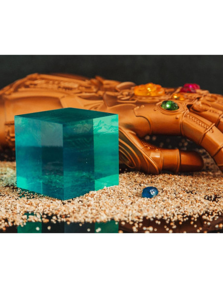 Cubo Tesseract Marvel Studios 7,62 cm Resina Azul Coleccionable