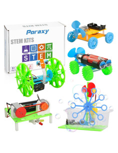 Kit de Ciencia STEM Poraxy 5 Proyectos para Niños 6-14 Años