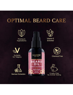 Aceite para Barba HABIBI 59 ml Ámbar y Sándalo Natural 2