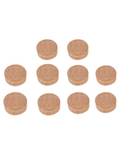 Juego de 10 almohadillas de corcho para válvula de trombón