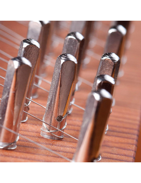 Kit de Afinación 16 Clavijas + Martillo Cuello de Ganso