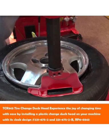 Cabezal de Pato Earthtec TCR343 para Cambiador de Neumáticos