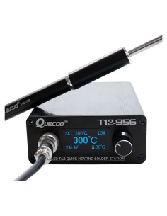 Estación de soldadura QUECOO T12-956 75W OLED portátil