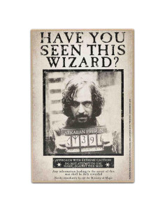 Cartel Vintage Harry Potter Sirius Black 19x29 cm Decoración