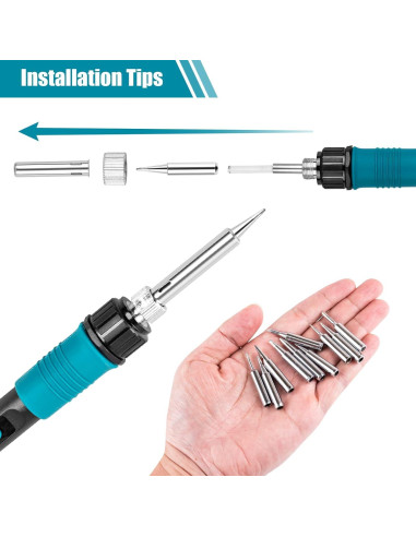 10 Puntas de Soldador 900M-T Siziviki Premium Sin Plomo