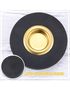 Facmogu Rock Stop para Violonchelo con Base Antideslizante 2