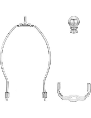 Kit de Lámpara Patikil 17.78 cm Cromo con Soporte Desmontable