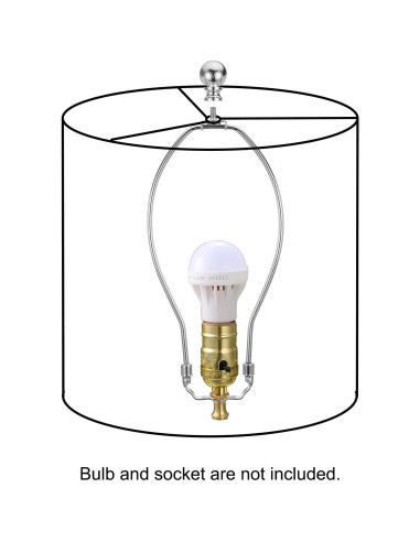 Kit de Lámpara Patikil 17.78 cm Cromo con Soporte Desmontable