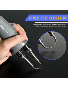 Estación de Soldadura YIHUA 938D con Pinzas Calientes 200-480C 2