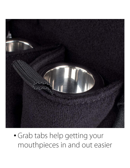 Funda para Boquilla de Trombón Doble Protec Negra