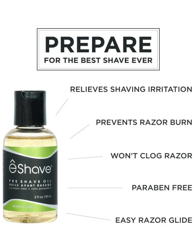 Aceite Pre Afeitado eShave 60 ml - Piel Suave y Protegida