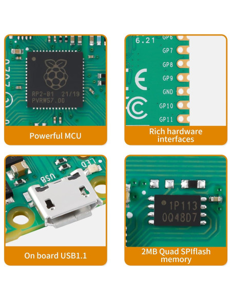Placa Raspberry Pi Pico EC Buying 2MB ARM Cortex M0+