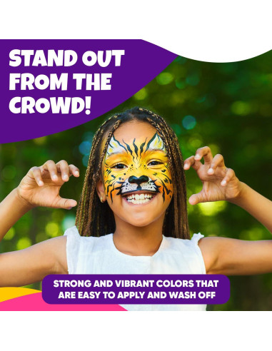 Kit de Pintura Facial Blue Squid para Niños - 12 Colores