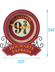 Reloj de pared Harry Potter Silver Buffalo 24x21 cm 2