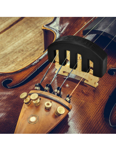 Silenciador de Violín 4/4 eBoot de Goma Negro