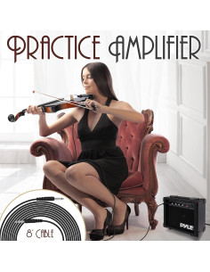 Violín Eléctrico Pyle 4/4 Sunburst con Amplificador y Accesorios 2