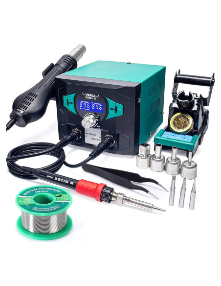 Estación de Soldadura YIHUA 938BD+ II con Aire Caliente