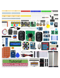 Kit Completo Freenove para Raspberry Pi 5 y 4B, 386 Artículos