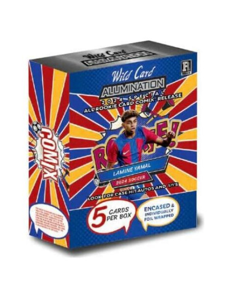 Caja de Cartas de Comercio Lamine Yamal 2024 - 5 Autógrafos