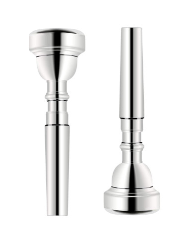 Boquilla de Trompeta 5C EastRock Plateada para Bb