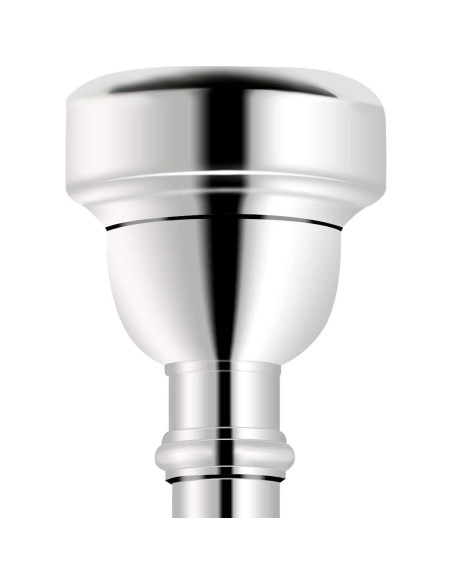 Boquilla de Trompeta 5C EastRock Plateada para Bb