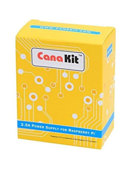 Fuente de Alimentación CanaKit 5V 2.5A para Raspberry Pi 3 B+