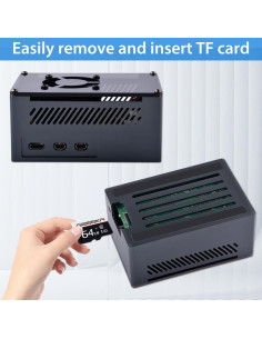 Caja de Aluminio GeeekPi para Raspberry Pi 5 con Enfriador 2