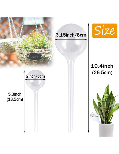 10 Esferas de Riego Automáticas Haawooky para Jardín