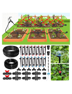 Kit de Riego por Goteo Maotong 240FT con Conexión Rápida