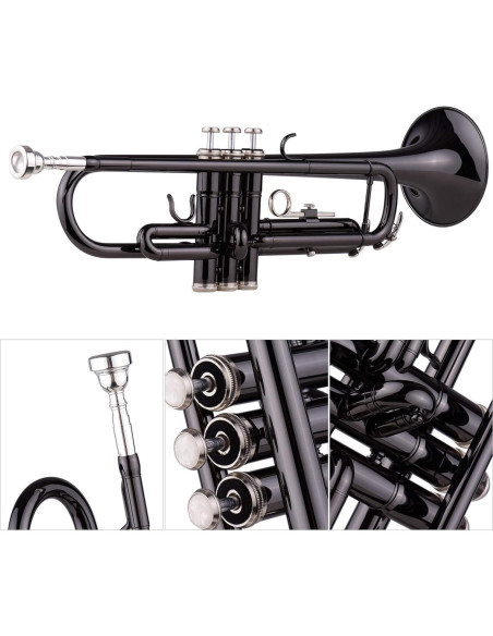 Trompeta LeSage Bb Estándar para Principiantes con Accesorios