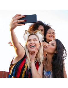 Diadema de Piel Sintética BNLIDES Orejas de Zorro 2