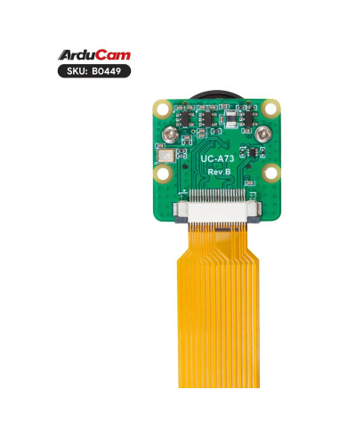 Cámara Arducam 16MP IMX519 Gran Angular M12 para Raspberry Pi