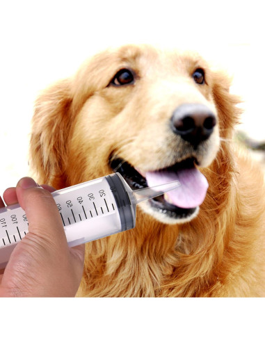 3 Jeringas Plásticas 150 ml para Jardín y Laboratorio