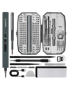 Destornillador Eléctrico STREBITO 155 Piezas Precisión