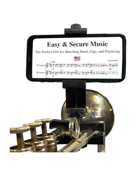 Gripophone Lyre para Trompeta - Soporte para Smartphone