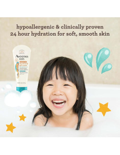 Crema en Gel Aveeno para Niños 226.8 g Piel Sensible Hidratante 2