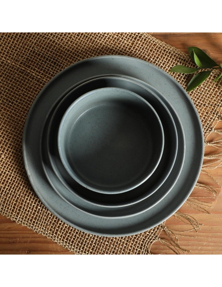 Vajilla Gibson Elite Tatum 16 Piezas Porcelana Azul