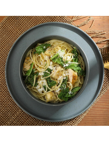 Vajilla Gibson Elite Tatum 16 Piezas Porcelana Azul