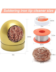 Limpiador de Punta de Soldador Windspeed con Alambre de Cobre 2