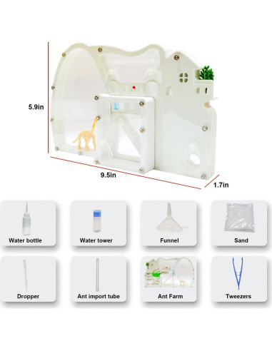 Granja de Hormigas EXBEPE con Excavación y Nido Rotatable