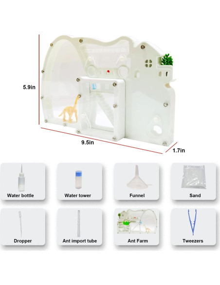 Granja de Hormigas EXBEPE con Excavación y Nido Rotatable