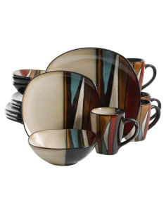Vajilla Gibson Elite Althea 16 Piezas Multicolor para 4