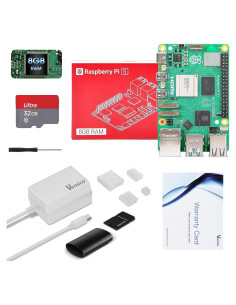 Kit Vemico Raspberry Pi 5 8GB RAM + Fuente 27W + 32GB