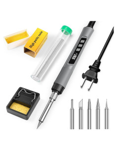 Kit de Soldador Crtsweker 190W con Pantalla LED y Accesorios