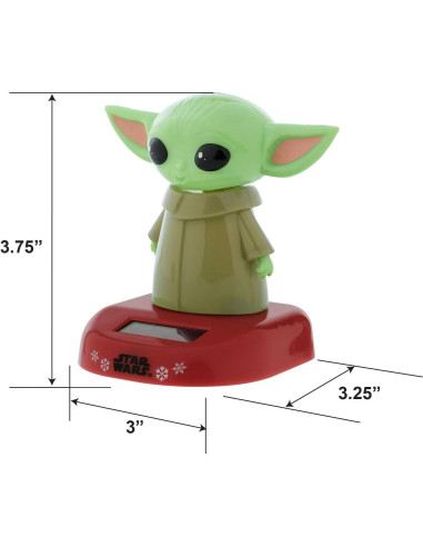 Cabeza Móvil Solar Star Wars Grogu 9.5 cm Alta Calidad