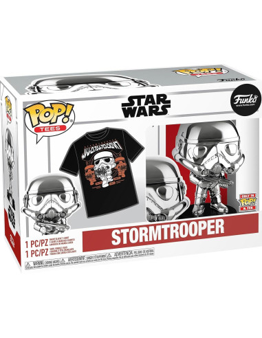Funko Pop! Stormtrooper + Camiseta Negra Unisex S