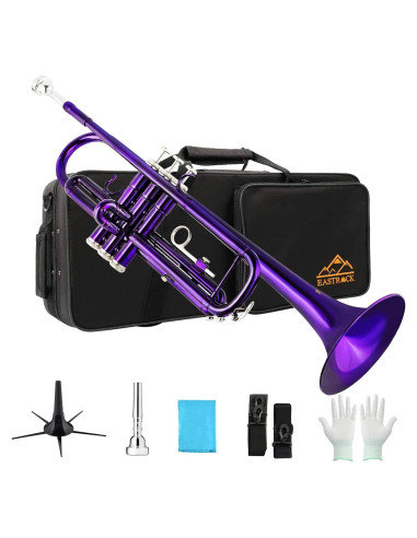 Trompeta Bb EASTROCK Estándar con Estuche y Accesorios