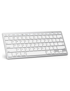 Teclado Bluetooth OMOTON para iPad 10.2 y Pro, Blanco
