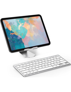 Teclado Bluetooth OMOTON para iPad 10.2 y Pro, Blanco 2