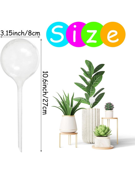 10 Esferas de Riego Jgalnim 25cm para Plantas Automáticas
